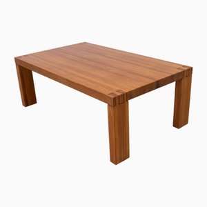 Danish Brutalist Coffee Table in Oregon Pine, 1970s