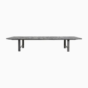 Brutalist Brazilian Stone Coffee Table by Pia Manu, 1960
