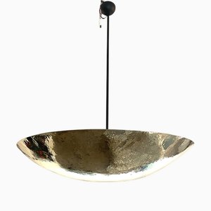 Hammered Brass Dome Pendant Light by Simoeng