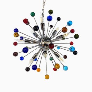 Multicolor Star Sputnik Pendant by Simoeng