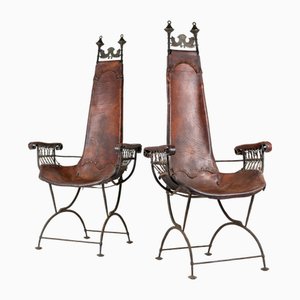 Set of Trône Armchairs by Sido & François Thévenin, 1990s