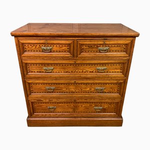 Ästhetische Kommode aus Pech Kiefer, 1870