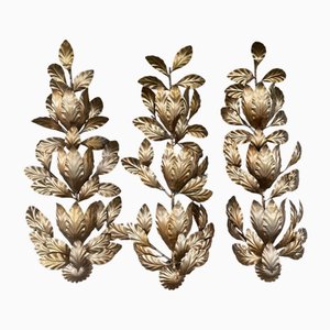 Florentine Hollywood Regency Wall Lights, Set of 3