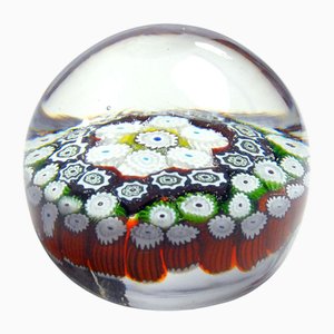 Vintage Italian Millefiori Paper Wieght from Murano, 1970s