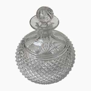 Small Diamond Cut Crystal Decanter, 1920s