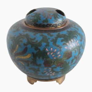Golden Bronze Cloisonné Incense Burner, 19th Century