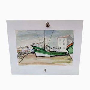 Michel Roubille, Ile d'Yeu, 1998, Watercolor