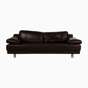 Model 355 3-Seater Sofa in Brown Leather from Rolf Benz