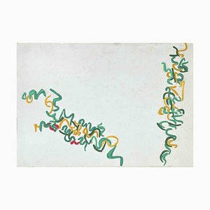 Antonio Sanfilippo, Abstract Composition 1, Oil on Canvas, 1971