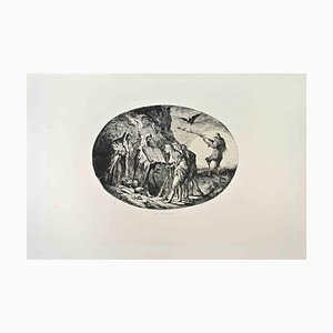 Jean Amable Pastelot, Les Sorcières, Etching, 1870s