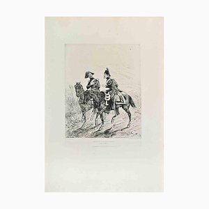 Henry-Louis Dupray, Brigadier Vous Avez Raison, Etching, 1870s