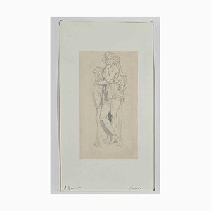 Achille Devéria, Figura di donna, disegno, inizio XIX secolo