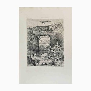 Jules Laurens, Frontispice, Etching, 1870s