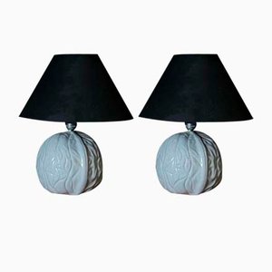 Lampes en Céramique, Italie, 1980, Set de 2