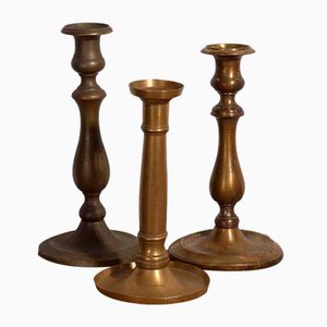 Vintage Table Candlesticks, 1920, Set of 3
