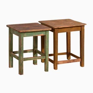 Vintage Nesting Tables, 1920, Set of 2