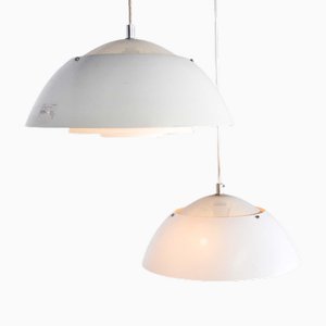 Lampade a sospensione Safari attribuite a Christian Hvidt per Nordisk Solar, 1970, set di 2