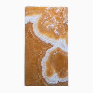 Agathos 55 Side Table in Orange Onyx by Manifeste