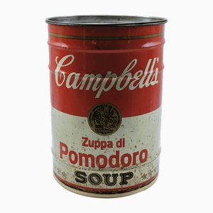 Taburete Campbells Soup Can Andy Warhol de Dino Gavina para Studio Simon, Italia, años 70