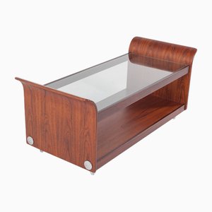 Table Basse Tulip en Teck et Verre de G-Plan, 1970s