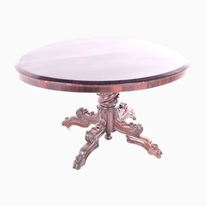 Table de Petit-Déjeuner Antique en Palissandre, 1800s
