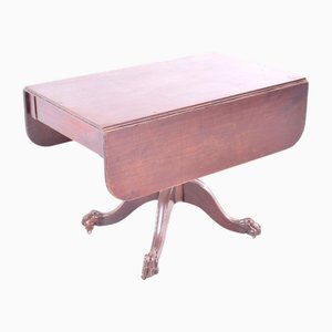 Antique Mahogany Drop Leaf Dining Table
