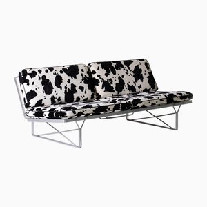 Moment Sofa with Animal Pattern Upholstery by Niels Gammelgaard for Ikea, 1980s