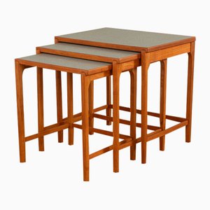 Tables Gigognes Vintage, 1950s, Set de 3
