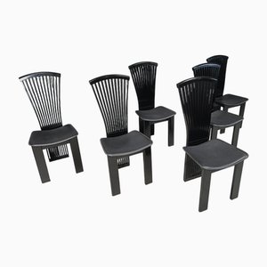 Chaises de Salle à Manger Postmoderne par Pietro Costantini, 1980s, Set de 6