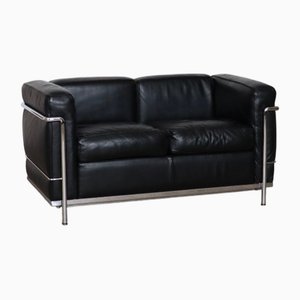 LC2 2-Sitzer Sofa von Charlotte Perriand & Le Corbusier für Cassina, 1965