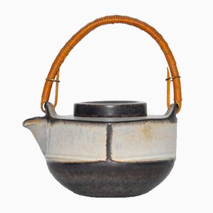 Glasierte Keramik Teekanne von Michael Andersen & Søn, Dänemark, 1960er