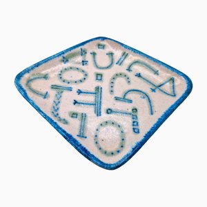 Ceramic Tray by Guido Gambone, Italy, 1960s