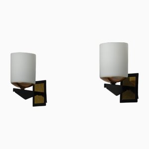 Mid-Century Italian Modern Wall Sconces, 1950s, Set of 2