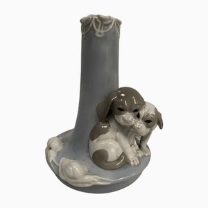 Vaso in porcellana attribuito a Bing & Grondahl, anni '40