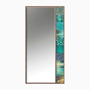 Farland Handmade Natural Wood Framed Wall Mirror