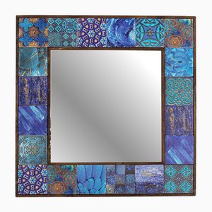 Kiersten Handmade Natural Wood Framed Mirror