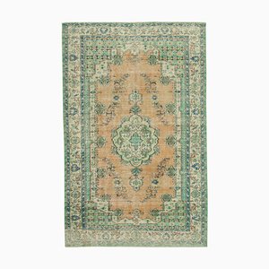 Vintage Beige Wool Rug