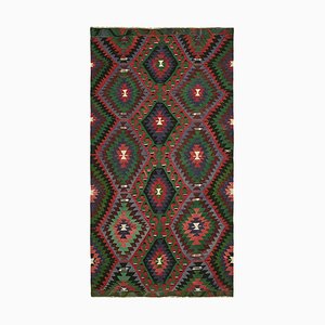 Handgewebter anatolischer Vintage Kelim Teppich