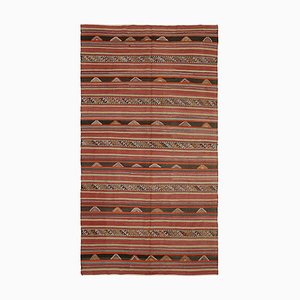 Handgewebter anatolischer Vintage Kelim Teppich