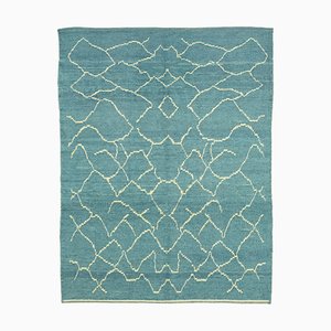 Moroccan Blue Color Rug