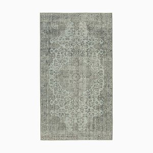 Handgefertigter überfärbter Vintage Teppich