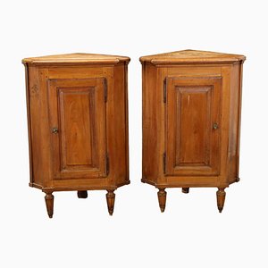 Armoires d'Angle 18ème Siècle, Set de 2