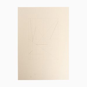 Enrico Della Torre, Abstract Geometric Composition, 2016, Pencil Drawing