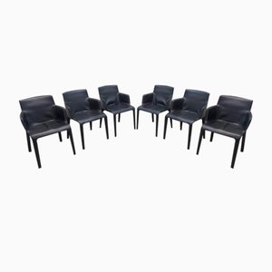 Leather Armchairs from Walter Knoll, Set of 6