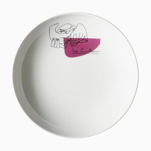 Piatti fondi di Le Corbusier per Cassina, set di 2