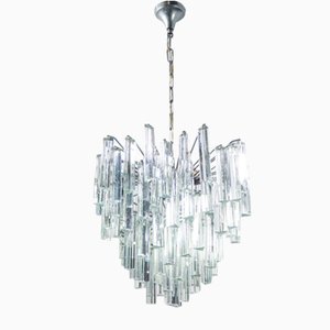 Lustre Trilobe par Paolo Venini, 1970s