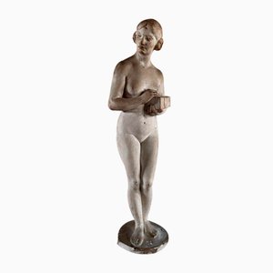 Statua in gesso da laboratorio di Charles Filleul