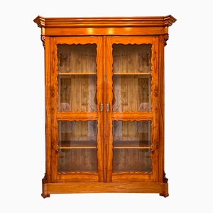 Vitrine Biedermeier en Merisier