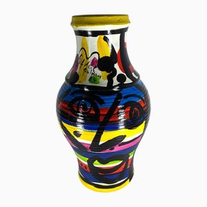 Vaso in ceramica di Peter Robert Keil, Germania, 1983