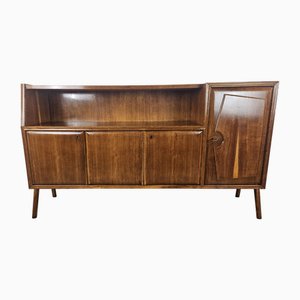 Art Deco Sideboard in Beech with Storage Compartments and Open Space, 1950